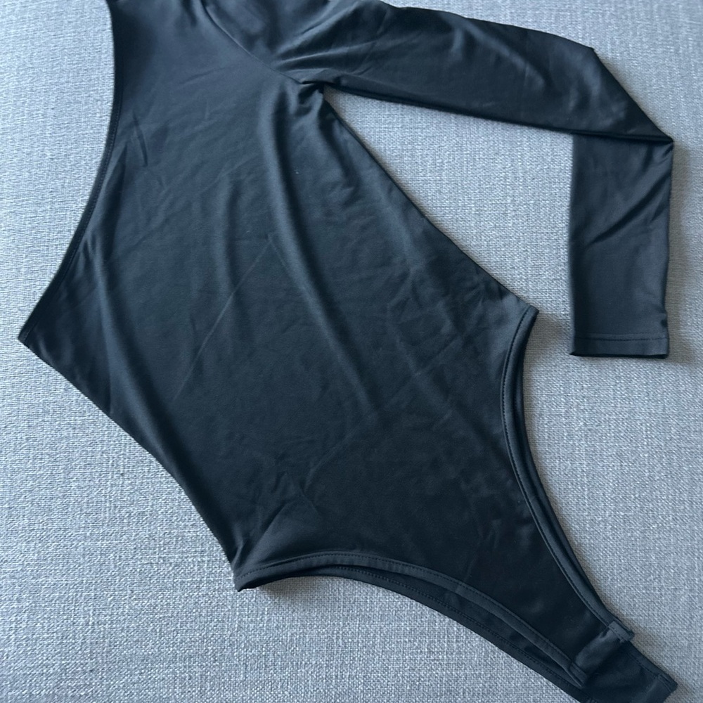 Black Long Sleeve Bodysuit